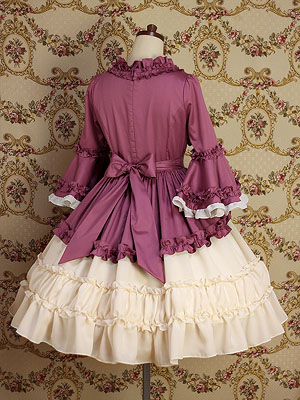 Victorian maiden - メリアローズヘッドドレス＊茶色の通販 by